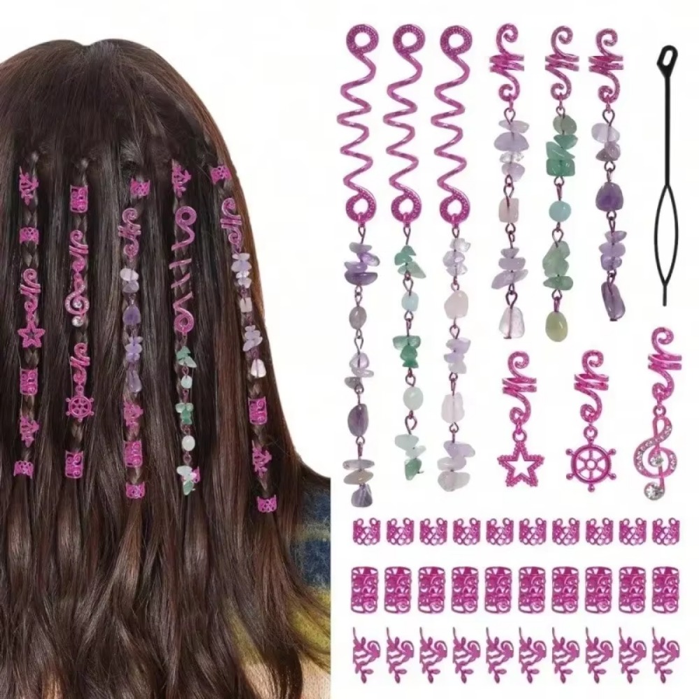 10Pcs Rose Viking Spiral 3D Ch - огляд і ціна Women'S Viking Accessories
