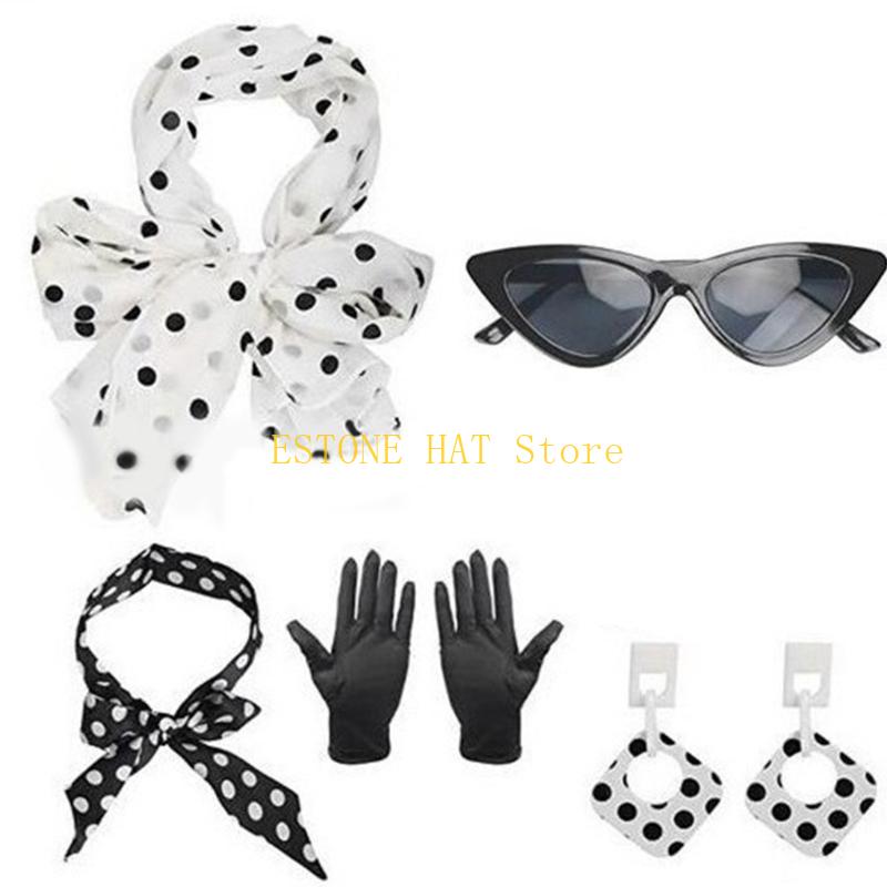 49MF 5Pieces Rockabilly Access - огляд і ціна Women'S Accessories In The 1950S