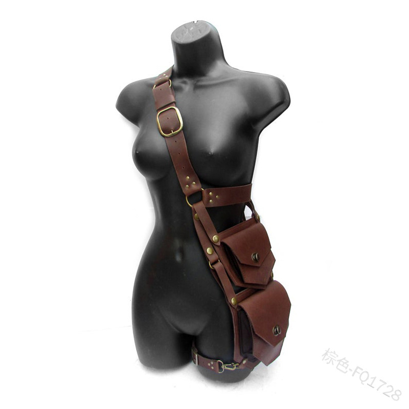 Medieval Pouch Bag Belt Leathe - огляд і ціна Women'S Viking Accessories