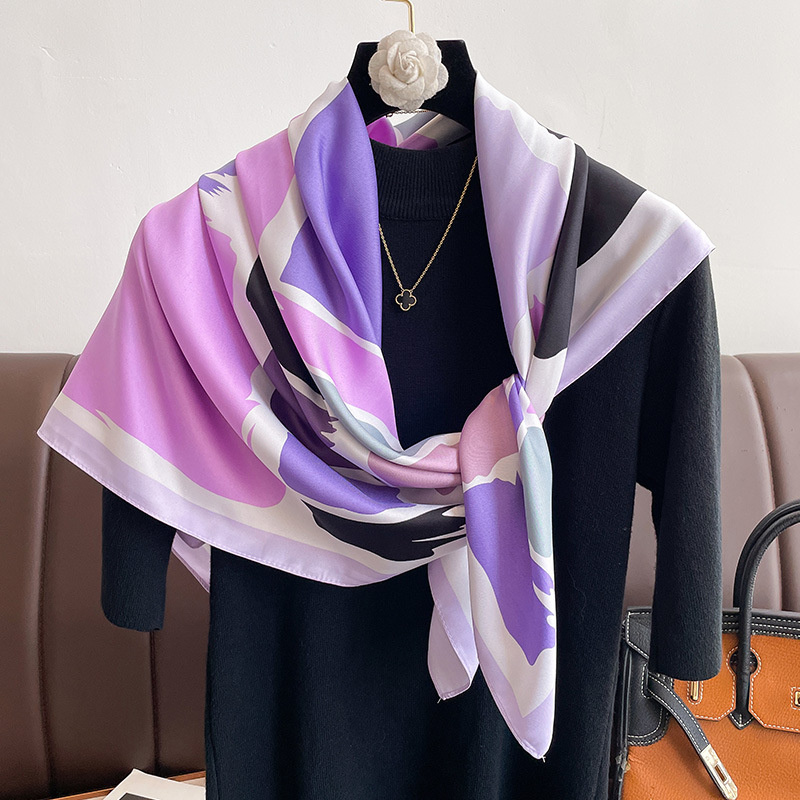 90*90cm Luxury Brand Silk Squa - огляд і ціна Women Accessories Brands