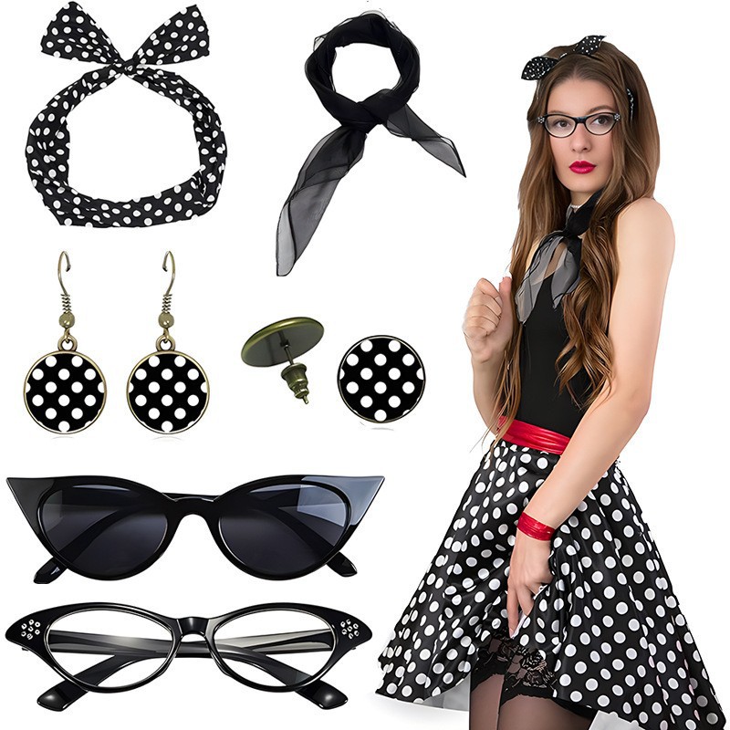 Carnival 1950S Party Polka Dot - огляд і ціна Women'S Accessories In The 1950S